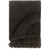 vidaXL pamučni pokrivač 125 x 150 cm antracit/smeđi Cijene