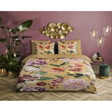 Descanso Oker rumena posteljnina za zakonsko posteljo/podaljšana iz bombažnega satena 240x220 cm Fiori – | Shoptok.si