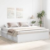  Okvir za krevet bijeli 200 x 200 cm | Eponuda.com