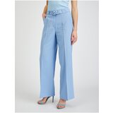 Orsay Light blue womens wide trousers with belt - Women | Shoptok.si