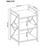  Regal TABLO R3 - MDF | shoptok.hr