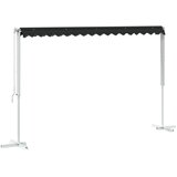  Samostojeća tend 4 × 3 m Poliester Antracit | shoptok.hr