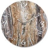 Lowell Stenska ura marmor 50cm / 11459 / okrogla / bron / les, (20542065) | Shoptok.si