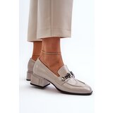 S. BARSKI Grey Patent Leather Court Shoes with Block Heel S.Barski | ePonuda.com