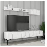 Hanah home TV ormarić s policama Lyon 2, 180 cm, Bijeli | Eponuda.ba