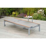 Gardenson Vrtni Ležalnik Naxos, Bež, Z Mizico | Shoptok.si