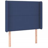 box spring s madracem LED plavi 90x200 cm od tkanine | shoptok.hr