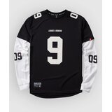 Loose Riders Nine Lives Varsity White Long Sleeve Jersey black Cene