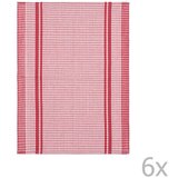 Tiseco Home Studio Komplet 6 rdečih bombažnih brisač Waffle, 50 x 70 cm Cene