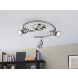 Eglo magnum-led reflektor/3, led gu10 3x3w, 3x240lm, g-forma, nikl-mat/krom, | shoptok.hr