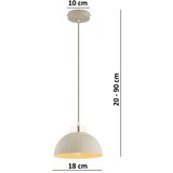  Brilagi - Visilica na sajli 1xE27/60W/230V prečnik 18 cm bež/zlatna | Eponuda.com