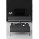 Hanah home lord - anthracite, silver anthracitesilver tv stand | ePonuda.com