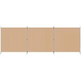  4-panelni pregradni zid Bež 525 x 180 cm Tkanina | shoptok.hr
