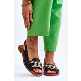 Kesi Women's Leather Sandals Lewski Shoes 3230 Black Peas | shoptok.hr