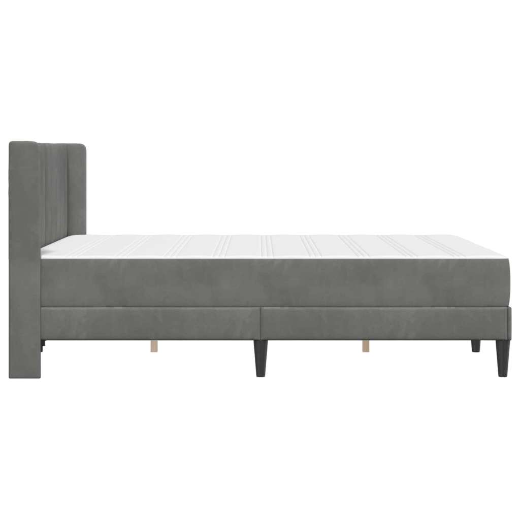  Okvir za krevet Tamno siva 120 x 200 cm Baršun - Tamno siva 120 x 200 cm | shoptok.hr