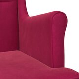  Fotelja Vinska crvena Baršun | shoptok.hr
