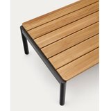 Kave Home Vrtni stolić za kavu od masivne tikovine 63x149 cm Sorells – | shoptok.hr