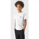 4f Boys' Plain T-Shirt - White