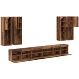  Set omare za televizijo na steni 7 pcs Star les Konstruiran les, (5000112836) | Shoptok.si