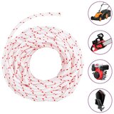 vidaXL Potegnite zaganjalno vrvico bele in rdeče barve Ø4 mm 10 m | Shoptok.si