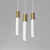 Luster na sajli CASSA 3xGU10/8W/230V bela/zlatna | Eponuda.com