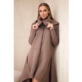 Kesi Insulated mocha dress with longer sides | shoptok.hr