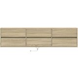 vidaXL Zidni TV ormarić LED boja hrasta sonome 180x31x45 cm | shoptok.hr