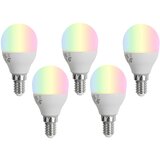 LUUMR Komplet 5 E14 zatemnljive LED žarnice G45 Opal 4,9 W 470 lm 2700-6500 K | Shoptok.si