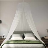  Mreža za komarce za krevet 3 pcs 156 mesh Bijela Ø56 x 220 cm | shoptok.hr