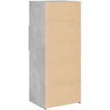  Visoka komoda boja betona 50 x 42,5 x 124 cm konstruirano drvo | Eponuda.com