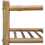  Polica za cipele s policom Prirodna 68 x 28 x 30 cm Bambus - 2 gume | shoptok.hr