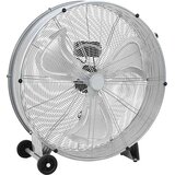  Bubnjasti ventilator s kotačem Srebrno 79 x 37 x 82 cm Aluminij | shoptok.hr