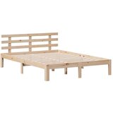 vidaXL Knjižna postelja brez vzmetnice 140x200 cm trdna borovina | Shoptok.si