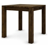  Hrastov stol 80 x 80 cm, braon brušen sa zlatnim efektom | shoptok.hr