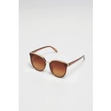 Marisse Brown Sunglasses Decorated With Gold Elements Cene