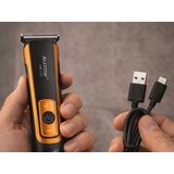  Set aku. 600mAh LCD brivnik in strižnik za lase in brado prirezovalnik USB | Shoptok.si