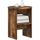  Pomoćni ormarić 2 pcs Dimljeni Hrast Ø40 x 50 cm | shoptok.hr