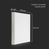  LED stropno svetlo LED/12W/230V 3000K 16,7x16,7 cm bela | Eponuda.com