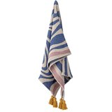 Bloomingville Modra odeja iz mešanice bombaža 130x160 cm Arlie – | Shoptok.si