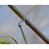 PALRAM staklenik hybrid (370 x 185 x 208 cm, srebrne boje) | shoptok.hr
