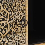 vidaXL Stranska omarica 80x33x75 cm trden mangov les | Shoptok.si