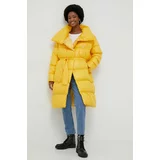 Answear Lab Jakna za žene, boja: žuta, za zimu, oversize