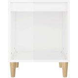  Nočne omarice 2 kosa visok sijaj bele 40x35x50 cm, (20734879) | Shoptok.si