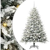 vidaXL Umjetno božićno drvce s rasvjetom i setom kuglica Zelena 180 cm | shoptok.hr