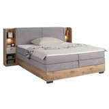 Premium Living Postelja Boxspring Ravenna, Svetlo Siva, Hrast, 180x200 Cene