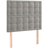 Box spring postelja z vzmetnico svetlo siv 90x190 cm žamet, (20789865) | Shoptok.si