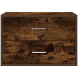 vidaXL Ormarić s 2 ladice boja hrast 60x31x40 cm konstruirano drvo | shoptok.hr