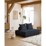 Bobochic Paris Temno modra sedežna garnitura iz tkanine bouclé 175 cm Elisa – | Shoptok.si