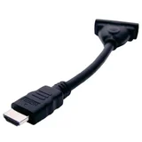 CAC-HMD>DFD HDMI / DVI adapter [1x moški konektor HDMI - 1x ženski konektor DVI\, 24 + 5 polov] črna 12.00 cm, (20410587)