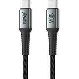 Superior USB data kabal SU-K103, Pleteni , Fast, 100W, 5A, Type C na Type C , 1m, Sivi | ePonuda.com